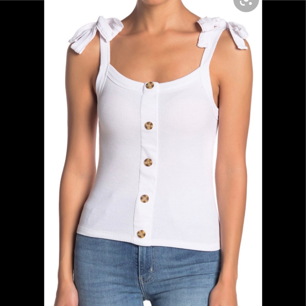 Abound Shoulder Tie Tank Top size small